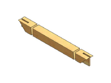 Profile 3 - Sharp Edge Bars Box of 8 Pairs - 24" (610MM)