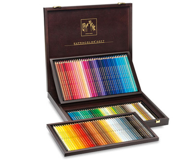 Supracolor Soft Aquarelle Pencil Assort. 120 Box Wooden  |  3888.920