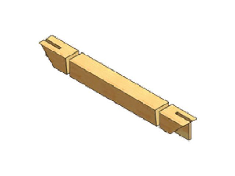 Profile 3 - Sharp Edge Bars Box of 8 Pairs - 78" (1981MM)