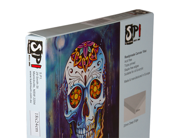 Readymade Canvas Thin Edge - Studio - 40cm x 80cm