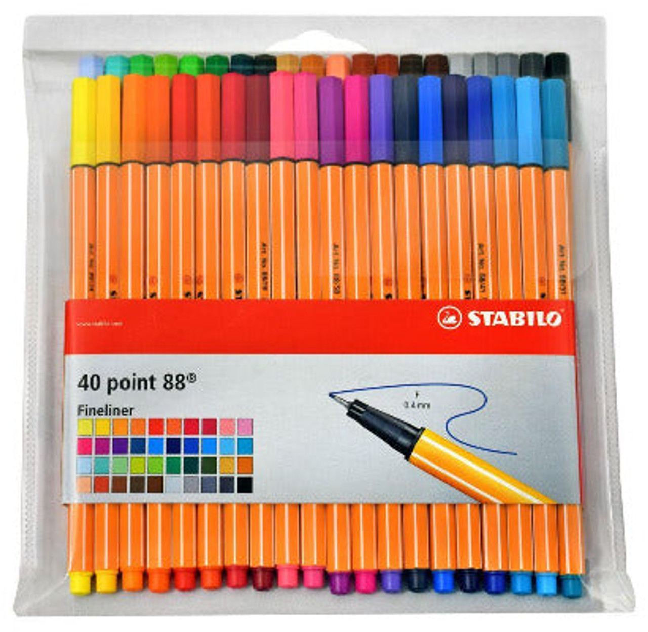 STABILO Point 88 Multicolor Pack of 40