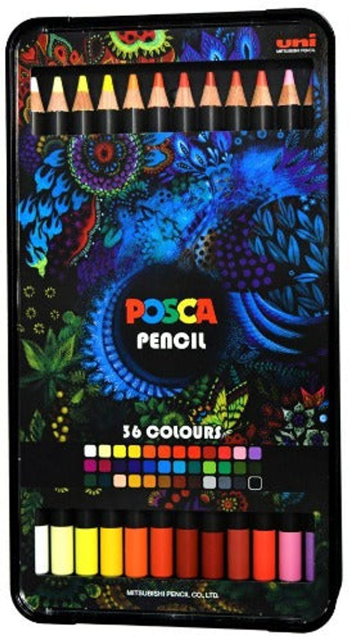 POSCA Pastel Pencil & Colored Pencil Assortment & Display