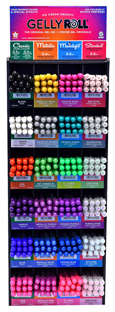Wholesale Sakura Gelly Roll World of Color 288 Piece Assortment