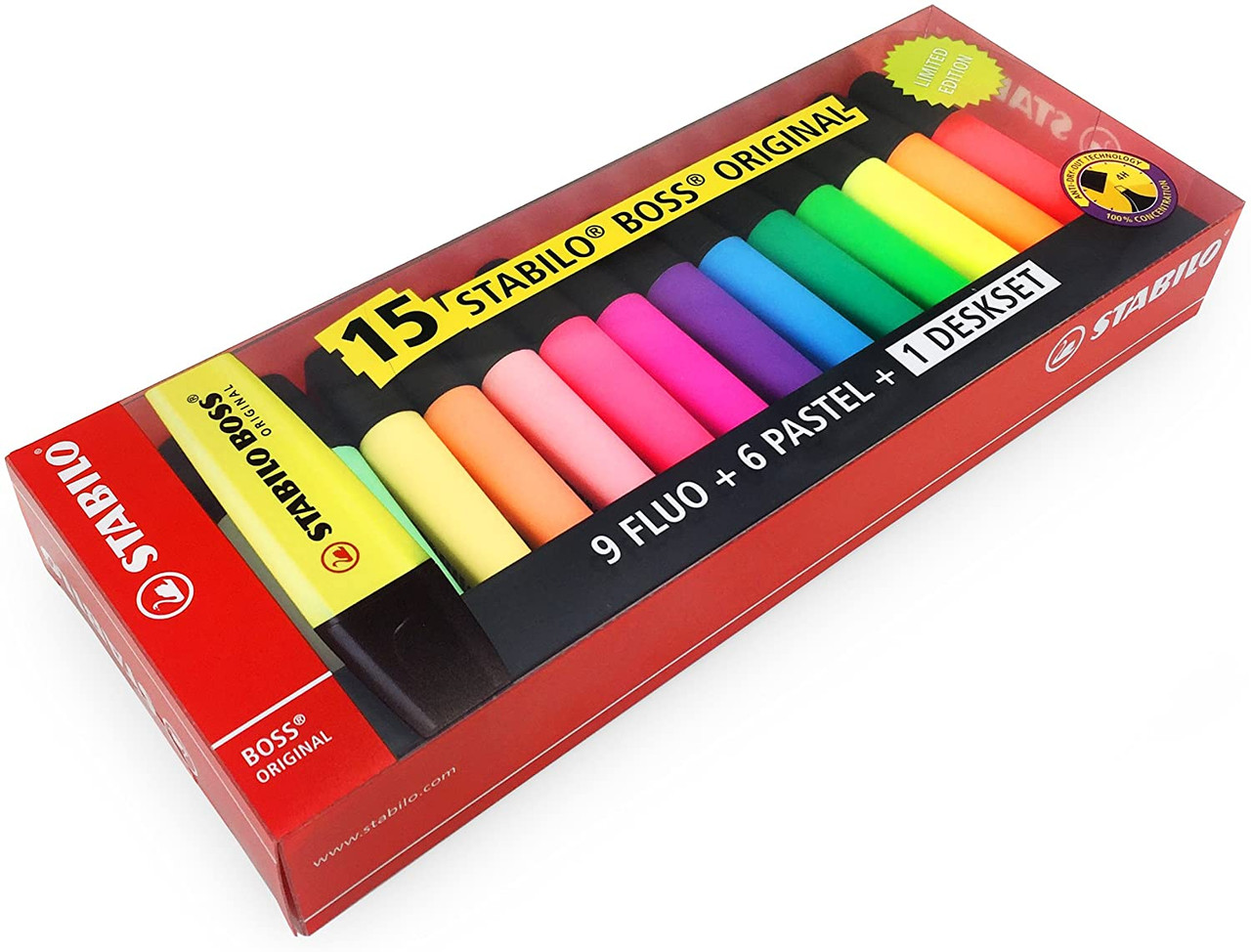 Stabilo Boss Original Highlighter - 23 Piece ARTY Desk Set 