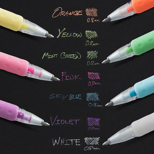 Pentel Milky Pop Gel Pens – 4er Set, Pastellfarben, 0,8 Mm Mine, Für Karten, Zeichnungen & Projekte