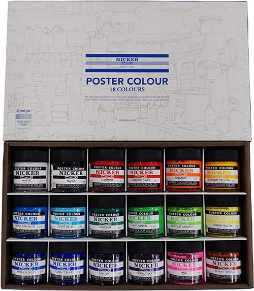 POSTER COLOUR 40ml 9 MAUVE｜NICKER COLOUR CO.,LTD.