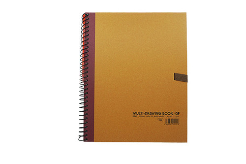 Holbein Holbein 33 Series Spiral Sketch Book, Multi, Brown, 7 5/16 x 5 3/8- Out of Stock 1188/33T1