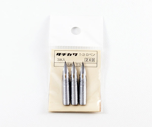 Tachikawa Tachikawa G Pen Nib, Set of 3 Pen Nibs (302018/307044) T-G-3