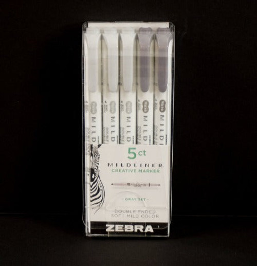 Wholesale Zebra Mildliner Double Ended Brush Refresh 5PK