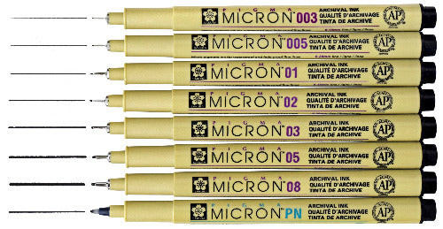 Shop Art Brands - Sakura - Sakura Microns - Pinnacle Colors