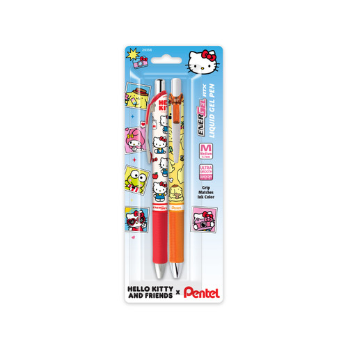 Pentel EnerGel Hello Kitty and Friends 2-Pack Box of 6 | 6