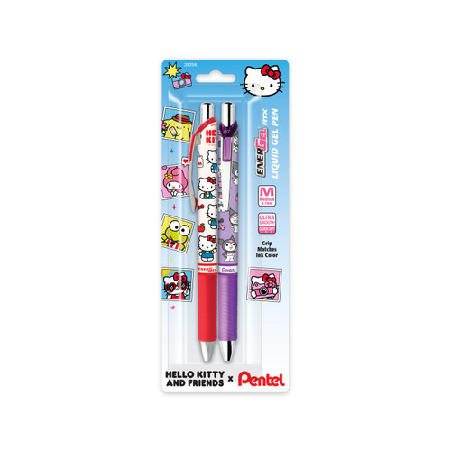 Pentel EnerGel Hello Kitty and Friends 2-Pack Box of 6 | 6
