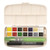 ZIG Kuretake Gansai Tambi Portable 14 Colors Set with Brush and Pen MC30-1