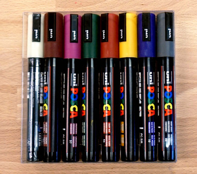 Posca PC-5M Contrast 4-Pack