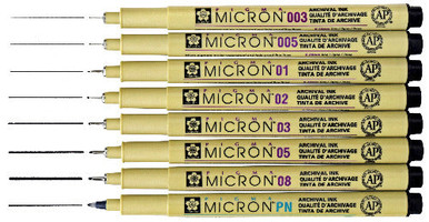 Wholesale Sakura Micron Set of 6 Sizes