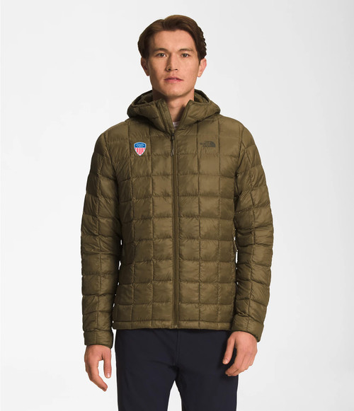 Men's ThermoBall Eco Hoodie Military Olive with PSIA Logo