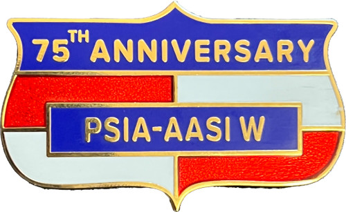 PSIA-AASI Western 75th Anniversary Pin