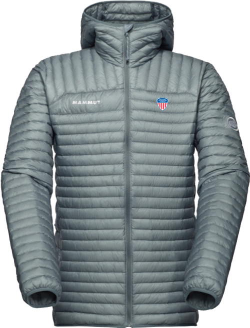Mammut Men's Broad Peak Light IN Hooded Jacket with PSIA Logo - Strata