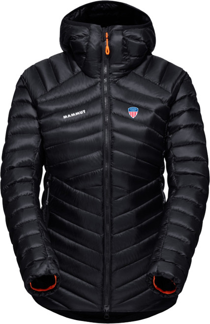 Mammut Women's Broad Peak IN Hooded Jacket with PSIA Logo - Black