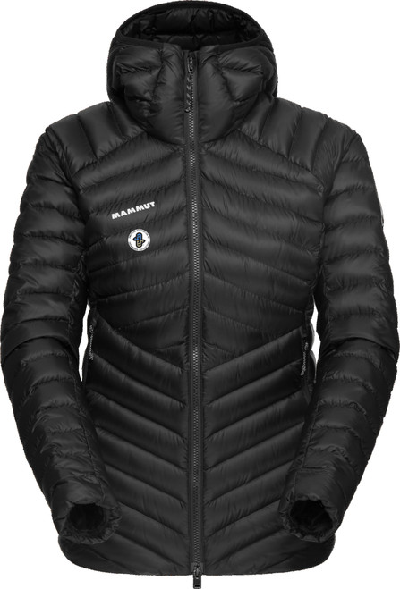 Mammut Women's Broad Peak IN Hooded Jacket with AASI Logo - Black Mammut Women's Broad Peak IN Hooded Jacket with AASI Logo - Black