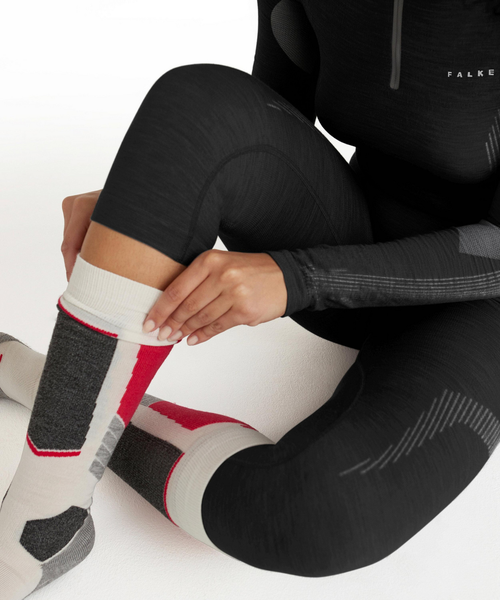 Falke Women's Wool Tech 3/4 Tights - Black