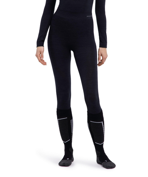 Falke Women's Wool Tech 3/4 Tights - Black