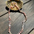 Simpuna Pink Opal Faceted Rondelle Beads Hand Knotted Necklace