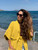 Simpuna Mustard Muslin Cotton Robe with Belt