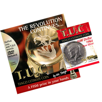 TUC Pure Silver Half Dollar (w/DVD) (D0145) by Tango - Trick