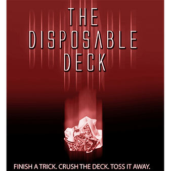 Disposable Deck 2.0 (red) by David Regal - Trick