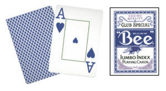 Cards Bee Poker Jumbo Index (Blue)