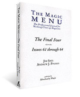 Final Four Magic Menu Book