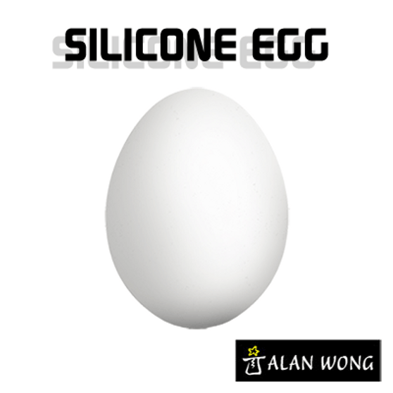 Silicone Egg (White) by Alan Wong - Trick