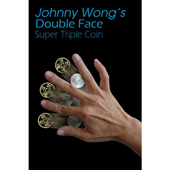 Double Face Super Triple Coin (with DVD) by Johnny Wong - Trick