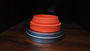 Harmonica 2 Chop Cup Red (Silicon) by Leo Smetsers - Trick