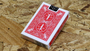 Bicycle Maiden Back (Red) by US Playing Card Co