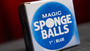 Magic Sponge Balls 4PK BLUE 1" by Murphy's Magic