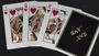 Gold Foil Black Roses Casino Playing Cards
