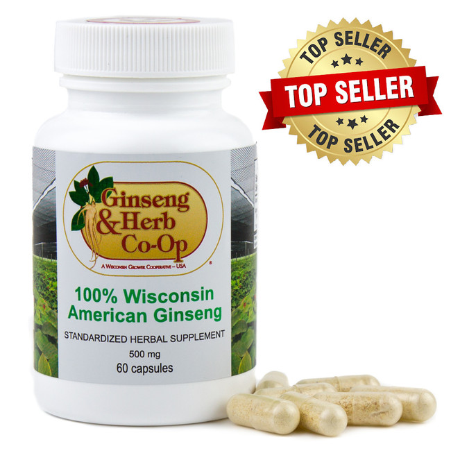 100% Wisconsin Ginseng Capsules