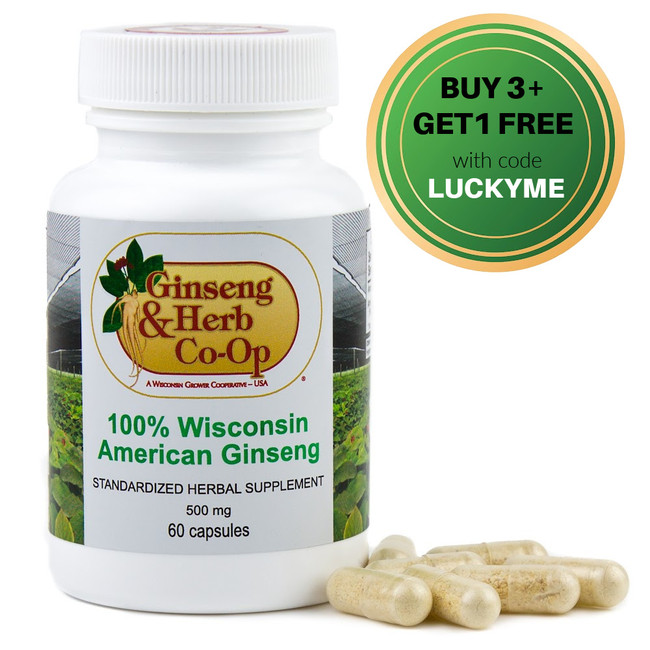 100% Wisconsin Ginseng Capsules