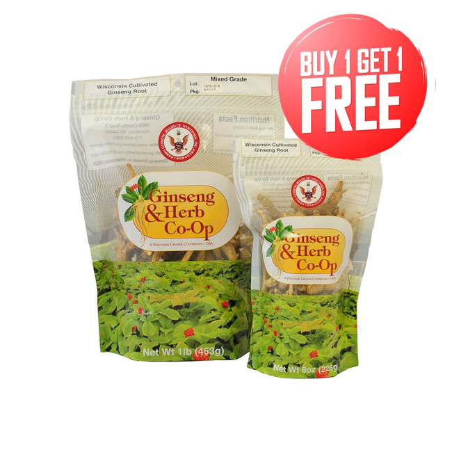 Mixed Grade Wisconsin Ginseng