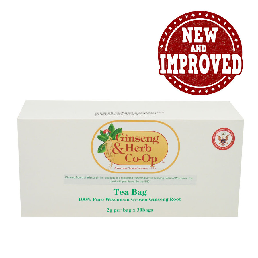 NEW! Ginseng Tea-Large Box (30 Bags)