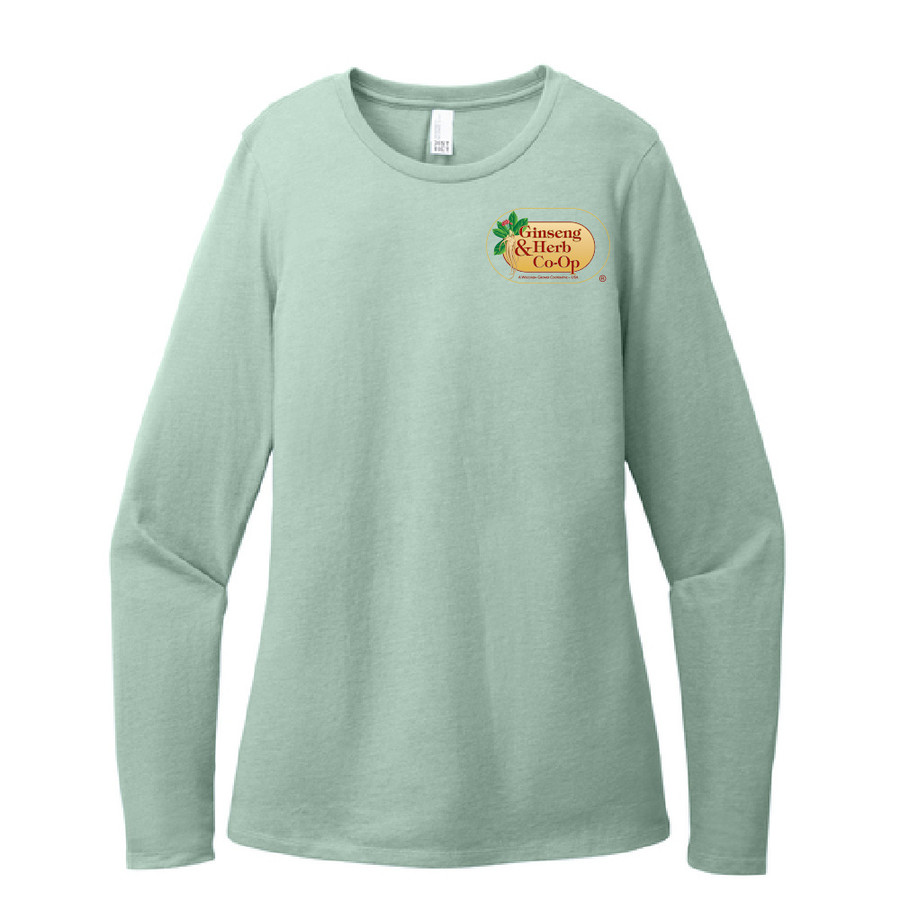 Womens Long Sleeve (Heathered Dusty Sage)