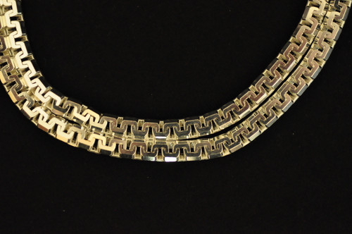HEAVY New Italian Sterling Silver Box Chain Necklace 24", 5 mm, 58 g - 925 Italy