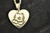 NEW 925 Sterling Silver Kitty Heart Pendant Necklace Chain Cat Lover Gift 18" 4g