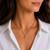 Gold Plated Sterling Silver 925 +CZ Hamsa Evil Eye Pendant Necklace on Red Cord