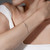 Lovely 925 Sterling Silver Moissanite Open Heart Infinity Bracelet Classy Gift!