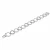Lovely and Stunning Rhodium Plated 925 Silver Open Heart Clear CZ Bracelet
