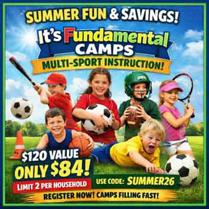 Turn your kid’s summer into a FUNdamental experience they’ll never forget!