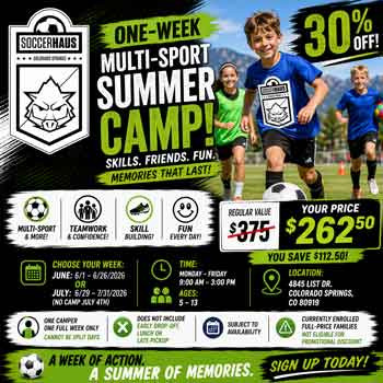Whether your child already loves sports or is just ready for an active, social summer experience, SoccerHaus offers the perfect mix of instruction, encouragement, and fun. It’s a great way to keep kids moving, learning, and making lasting memories.